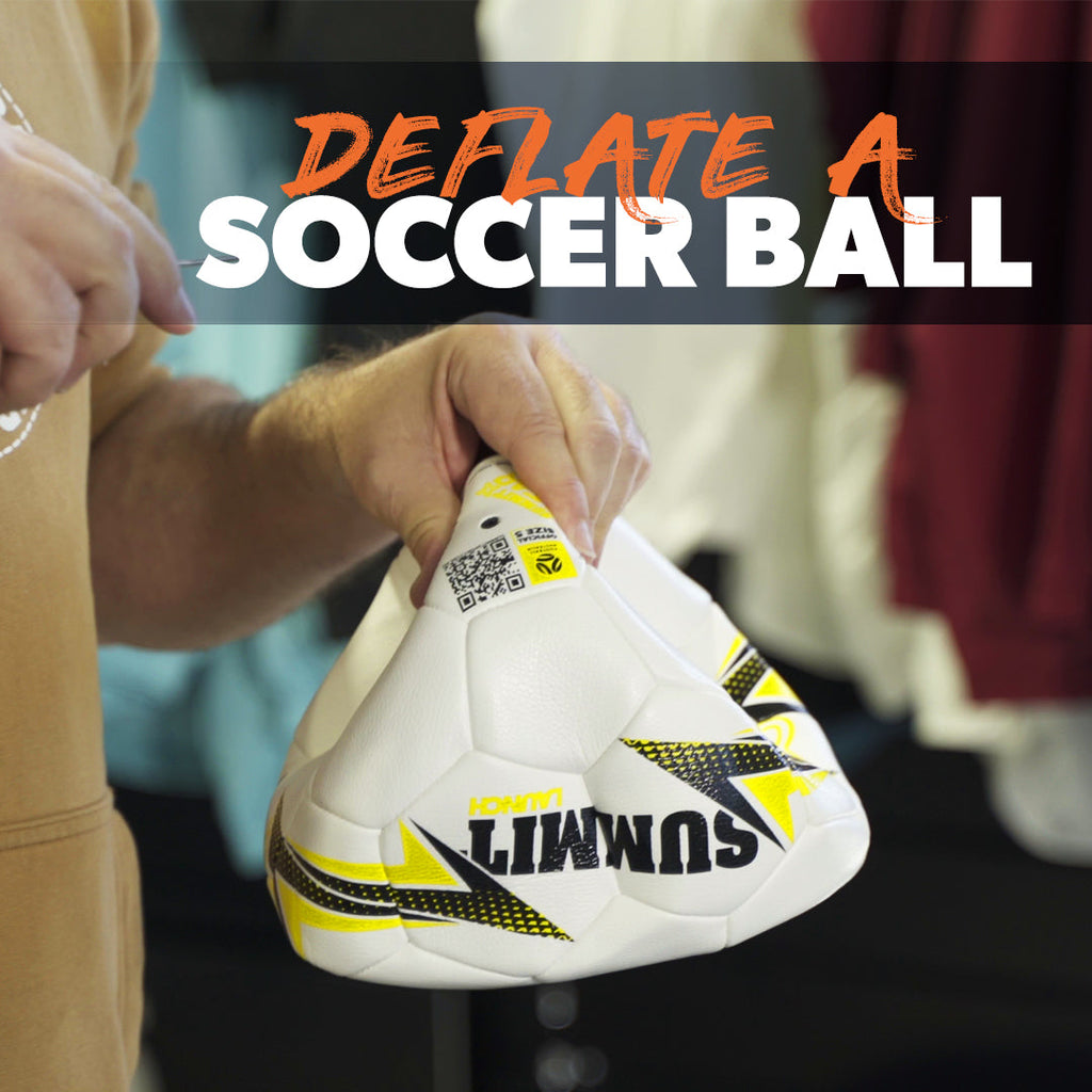 How to Deflate a Soccer Ball Properly | Soccer Ball Care Tips
