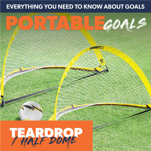 PORTABLE GOALS & TARGETS: Teardrop/Half-Dome Pop-Up Goals
