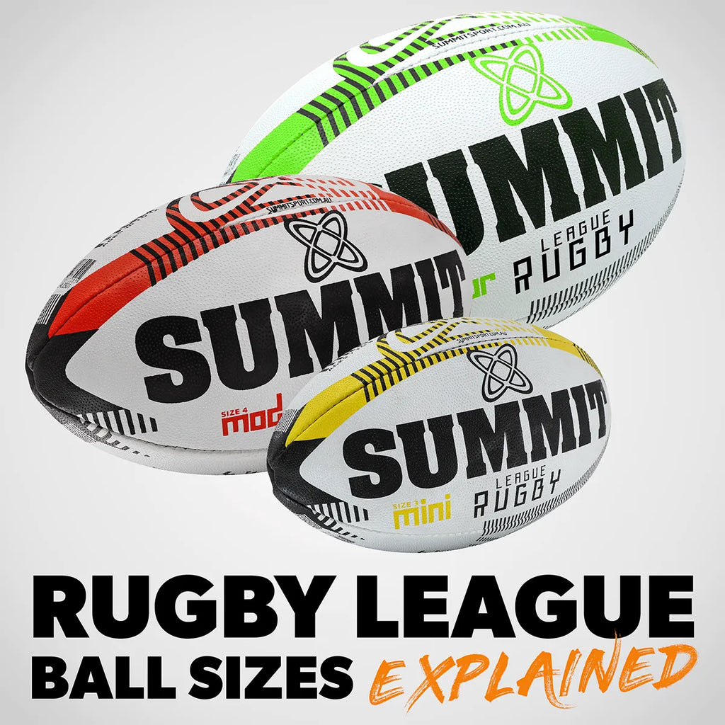 Guide to Rugby League Ball Sizes | Size 3, 4, and 5 Explained
