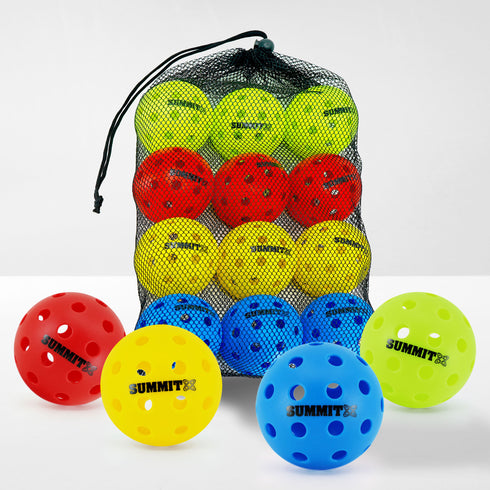 Pickleball Balls | 40 hole Outdoor 12 Pack
