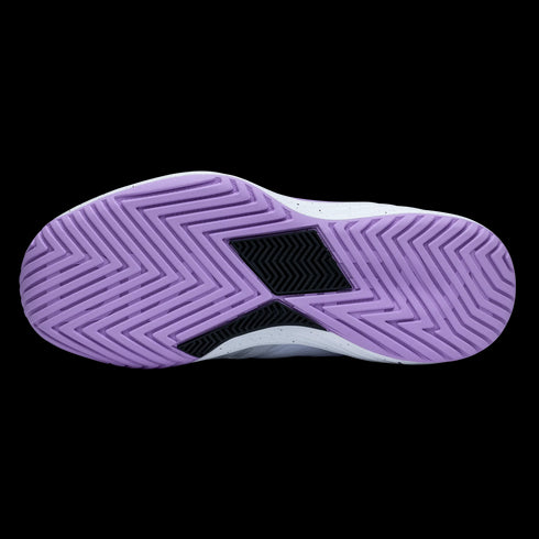 Diadem Womens Court Burst (White/Purple) Court Shoes