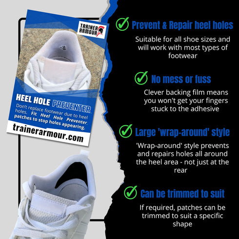 Heel Hole Preventer by Trainer Armour / Britt Patch