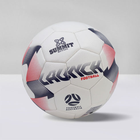 SUMMIT Football Australia Launch Soccer Ball White