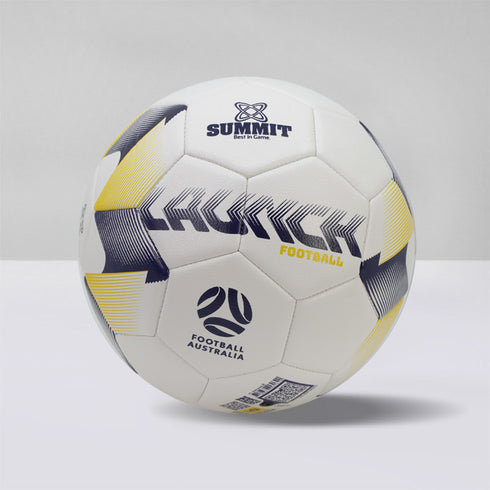 SUMMIT Football Australia Launch Soccer Ball White