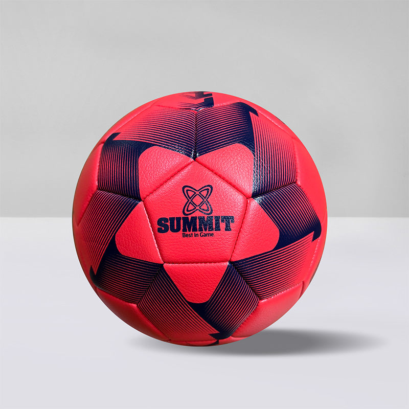 Summit Launch soccer ball size 3 for junior football players. Bright red colourway.
