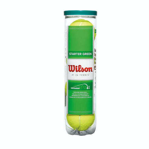 Wilson Starter Green Tennis 4-Ball Can