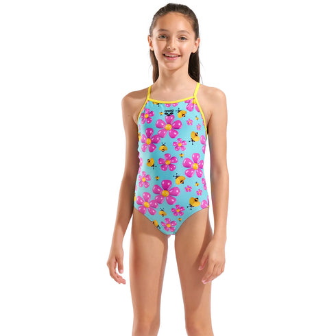 arena Girls Light Drop One-Piece Swimsuit