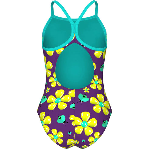 arena Girls Light Drop One-Piece Swimsuit