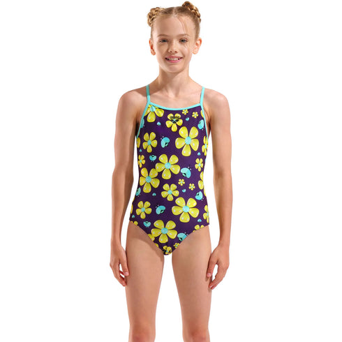 arena Girls Light Drop One-Piece Swimsuit