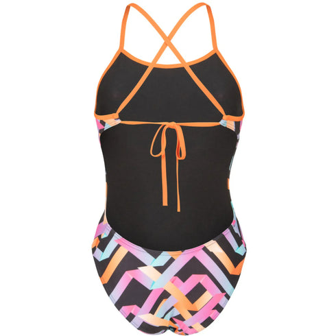 arena Womens Tie Back One-Piece Swimsuit