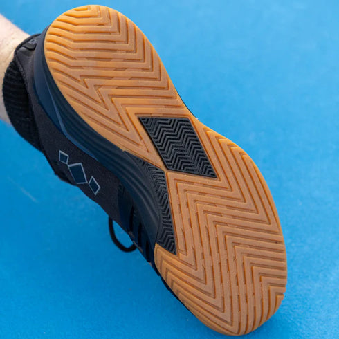 Diadem Mens Court Burst (Black/Gum) Court Shoes