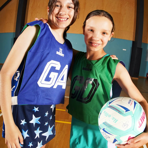 TEAM PACK - Reversible Netball Bibs | Junior