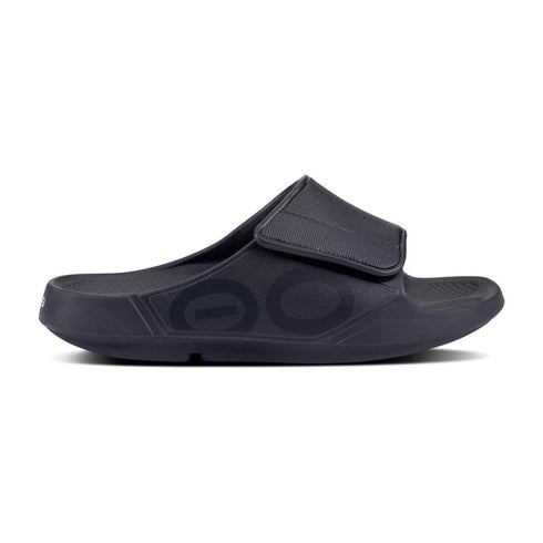 OOFOS Women's OOahh Sport Flex Slide - Black Matte