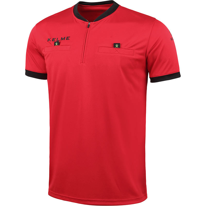 KELME Pro Soccer Referee Jersey Bundle - Includes Referee Jersey and Shorts