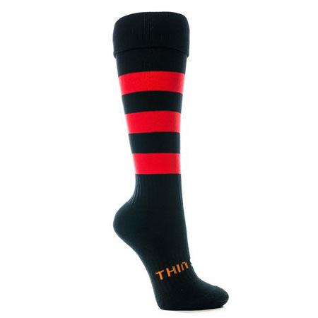 Thinskins Technical Sport Long Socks - 6-Pack - Hoops