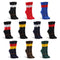 Thinskins Technical Sport Short Socks - 6-Pack - Hoops