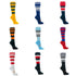 Thinskins Technical Sport Long Socks - 6-Pack - Stripe/Hoop Combo