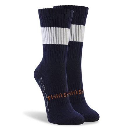 Thinskins Technical Sport Short Socks - 6-Pack - Hoops