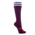 Thinskins Technical Sport Long Socks - 6-Pack - Striped Top