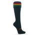 Thinskins Technical Sport Long Socks - 6-Pack - Striped Top