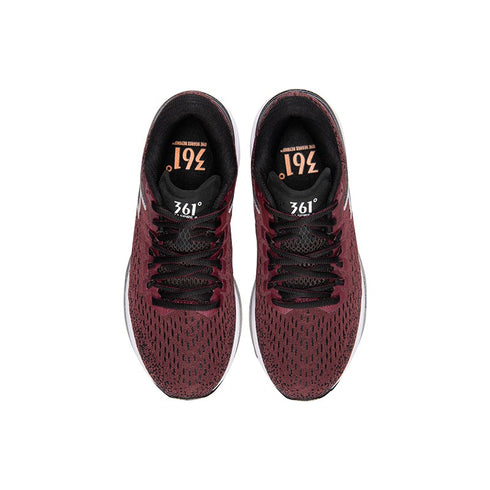 WOMENS 361° SPIRE 4 (Dark Cherry/Black) Running Shoes