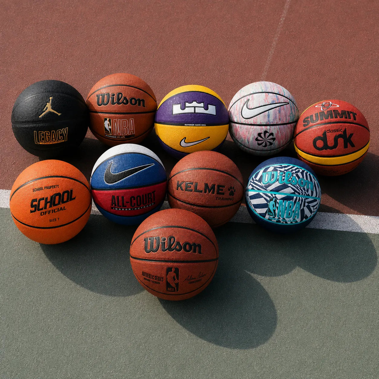 Different Types of basketballs Explained
