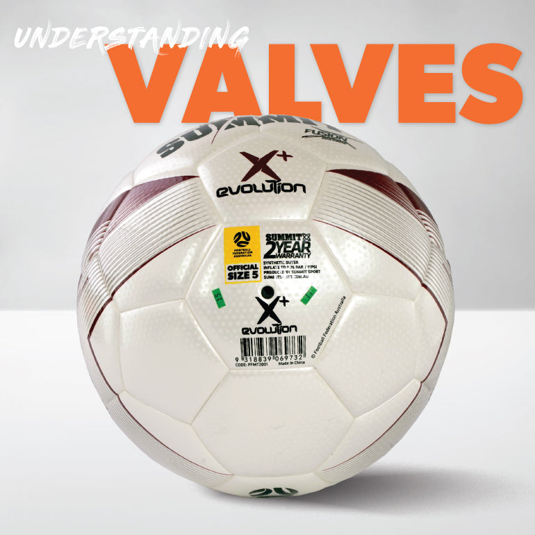 SUMMIT Sport football valve panels contain the most important information in regards to that specific make and model