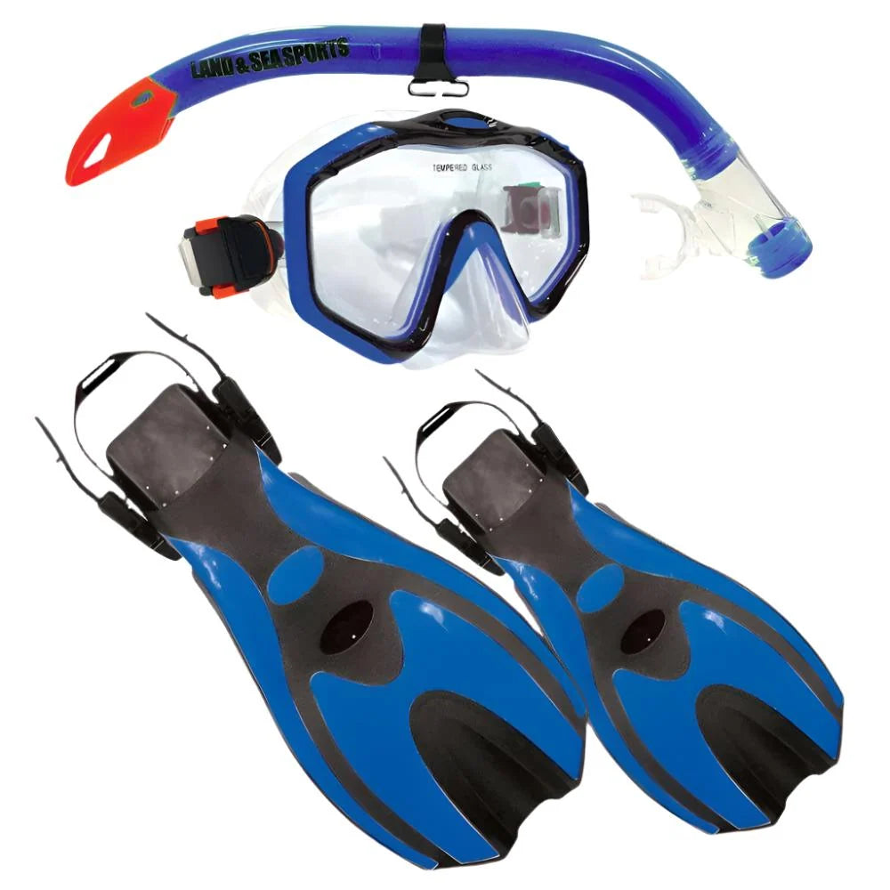 Land & Sea Porpoise Junior Silicone Snorkelling Set