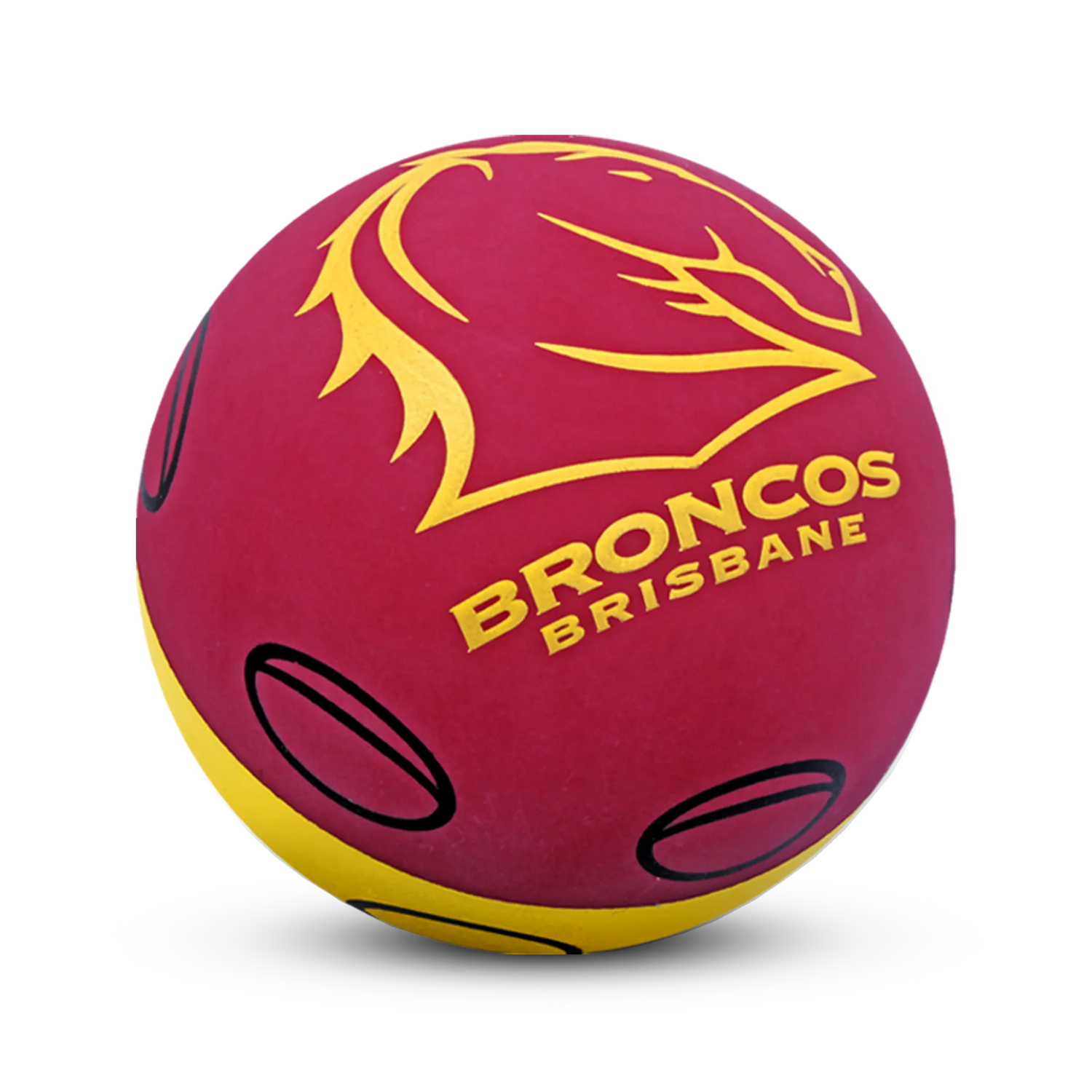 Brisbane Broncos NRL Super-High Bounce Ball