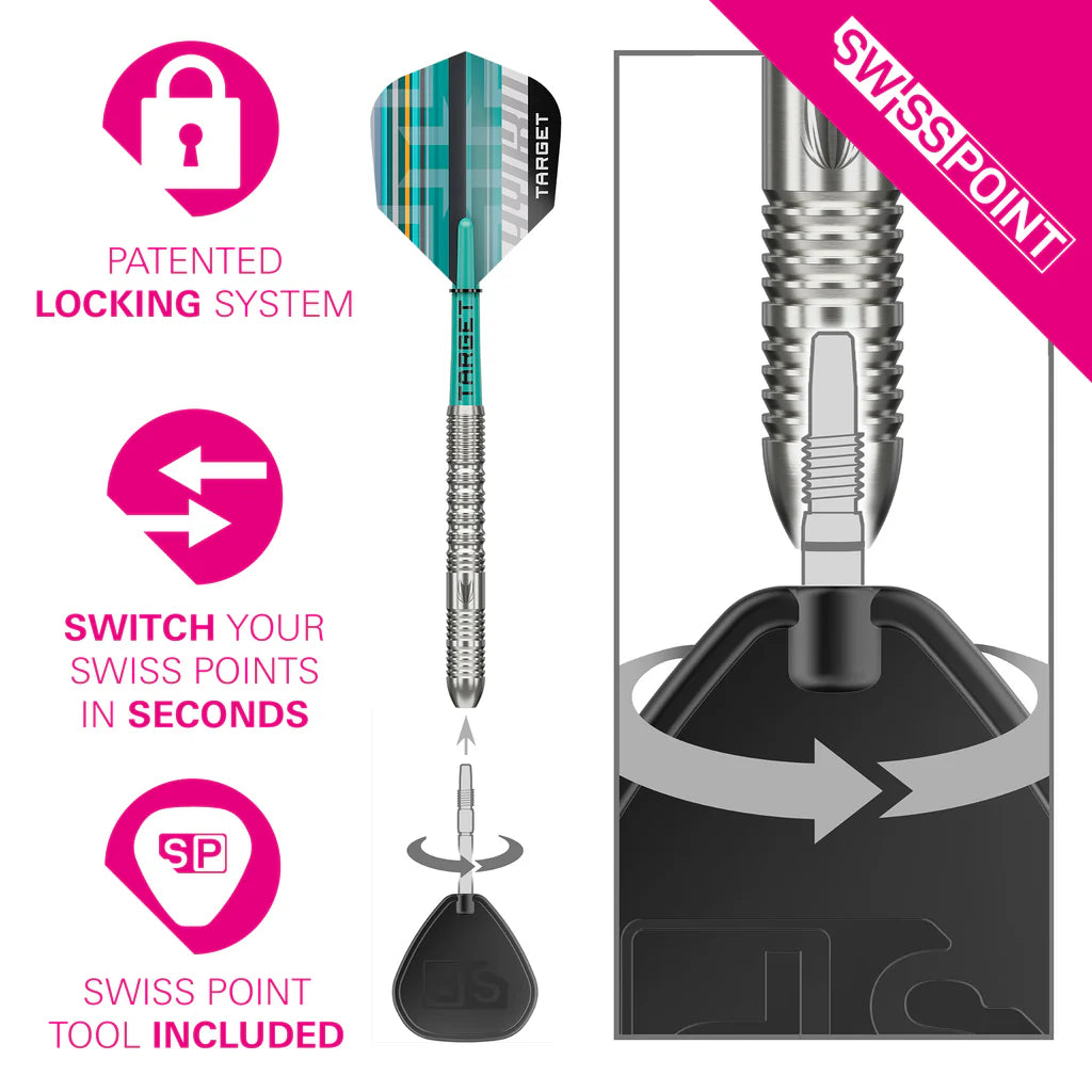 TARGET Hydro 90% Steel Tip Darts