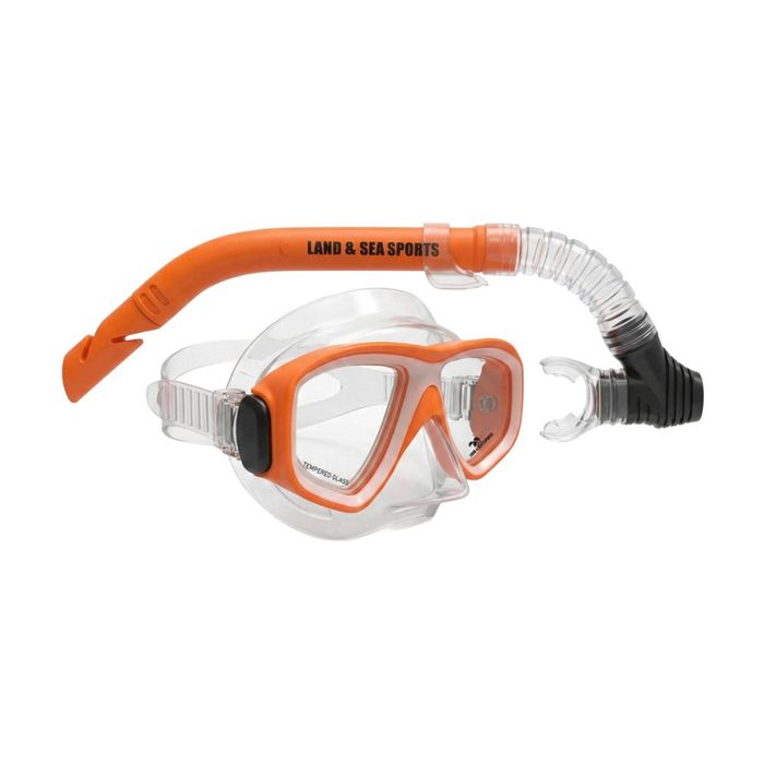 Land & Sea Clearwater Silicone Mask and Snorkel Set