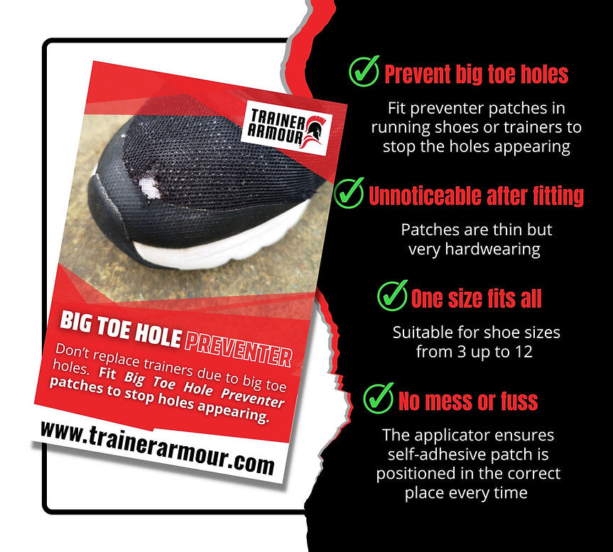 info about big toe hole preventer
