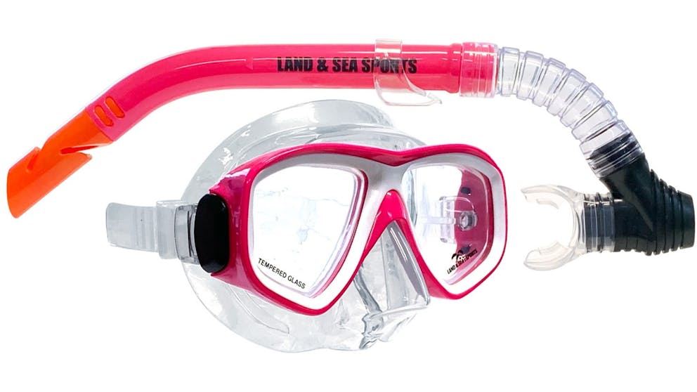 Land & Sea Clearwater Silicone Mask and Snorkel Set