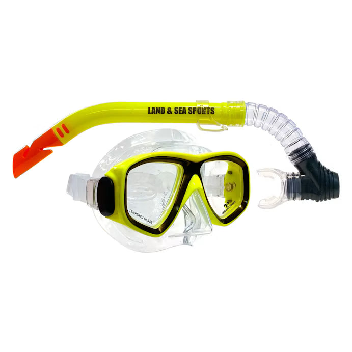Land & Sea Clearwater Silicone Mask and Snorkel Set