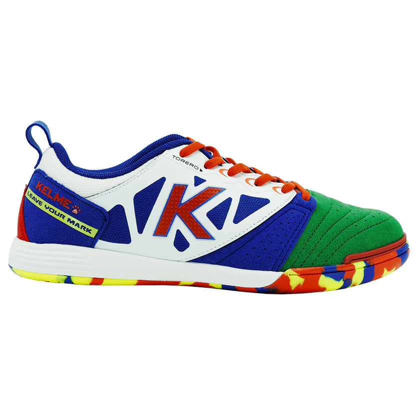 KELME Torero Futsal Shoes - White/Green