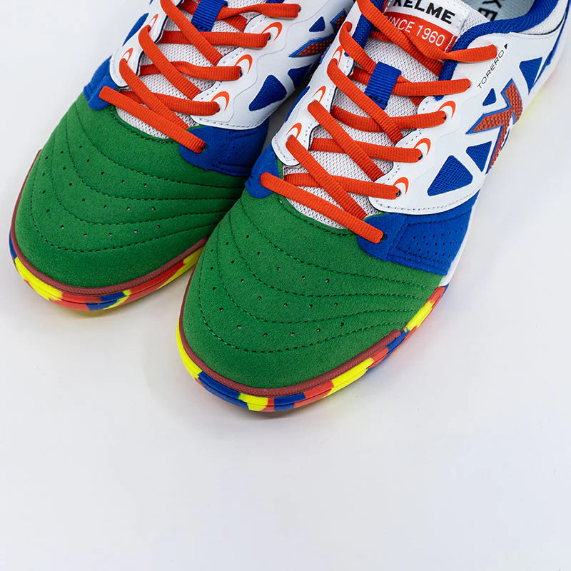 KELME Torero Futsal Shoes - White/Green