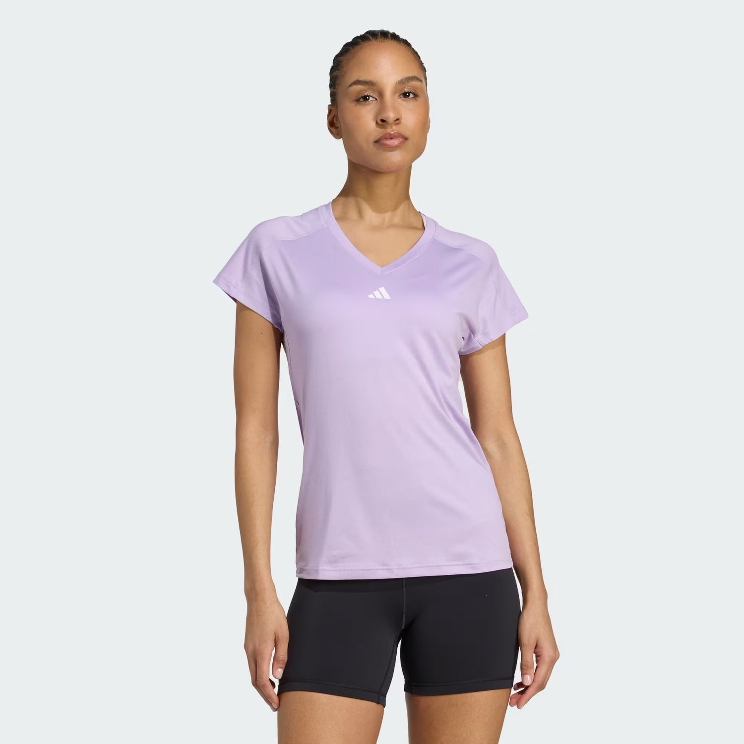adidas AEROREADY Train Essentials Minimal Branding V-Neck Tee
