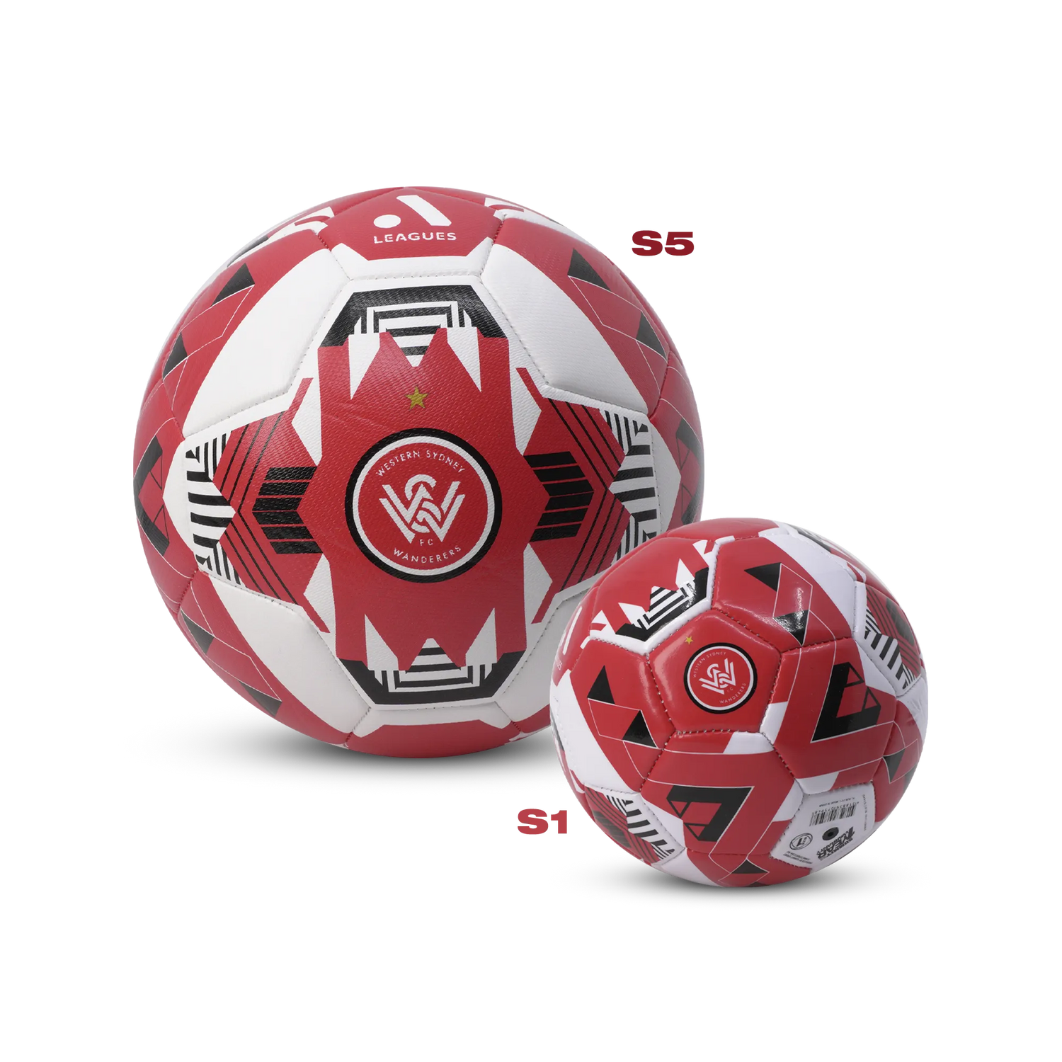 Western Sydney Wanderers A-League Soccer Ball