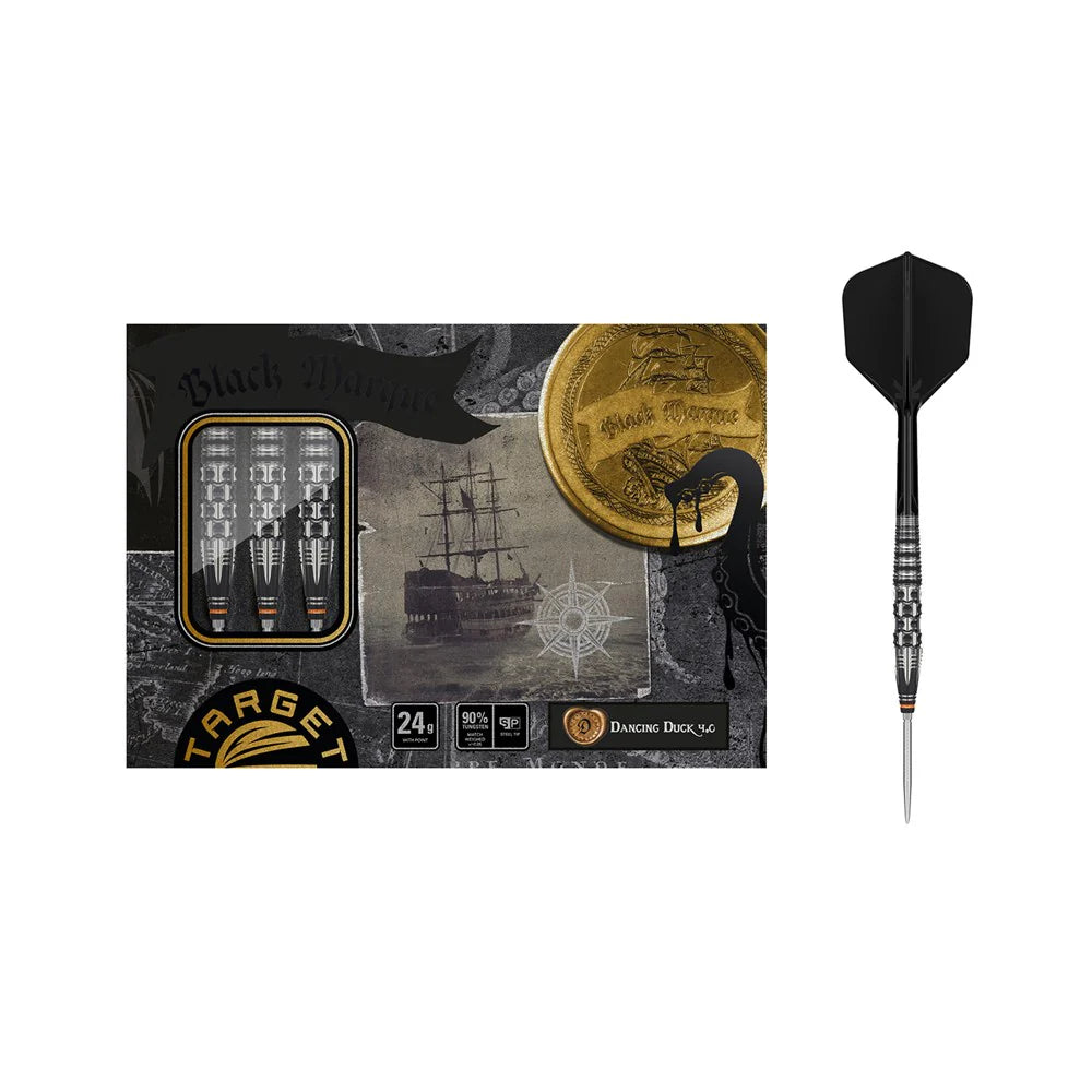 TARGET Black Marque Dancing Duck G4 Steel Tip Darts