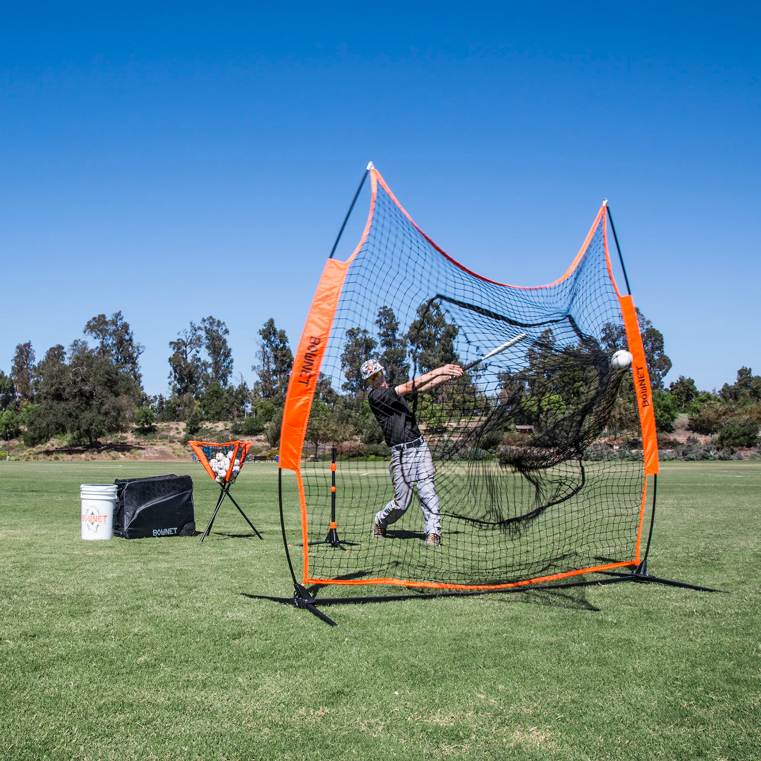 Bownet Soft Toss Big Mouth 7' x 7'