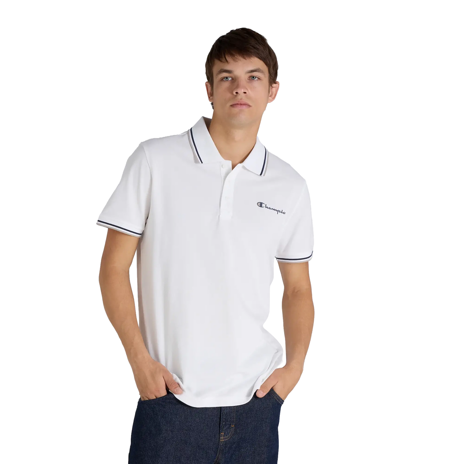 Champion Legacy Script Tip Men's Polo