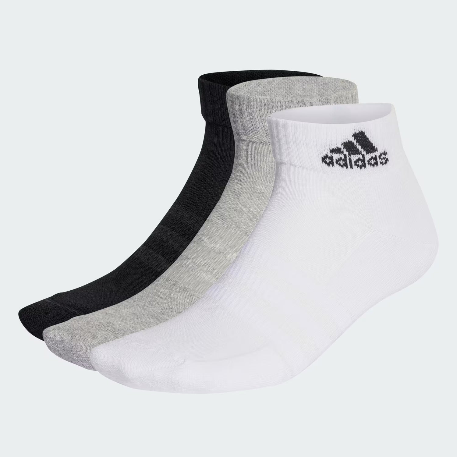 adidas Cushioned Ankle Socks 3-Pack