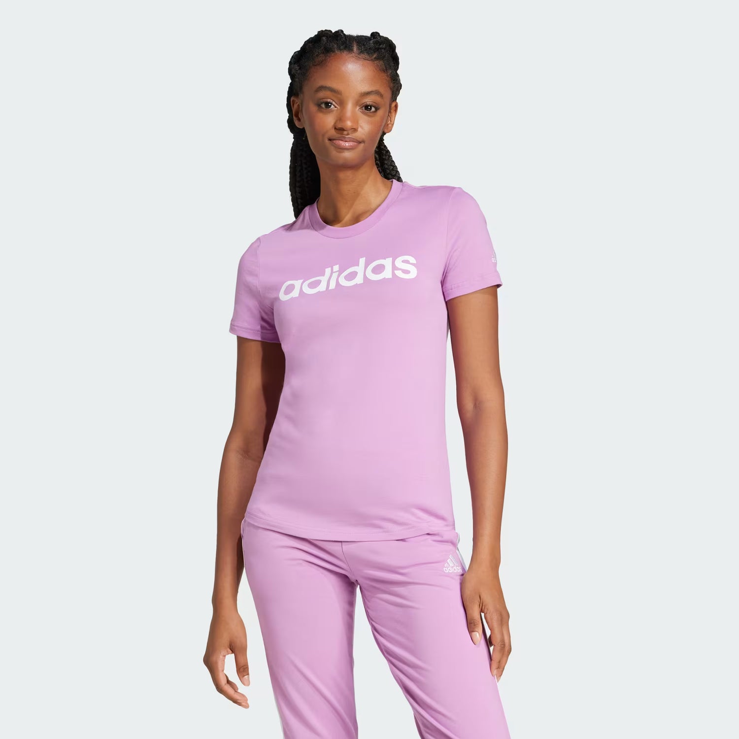 adidas Essentials Slim Logo Tee