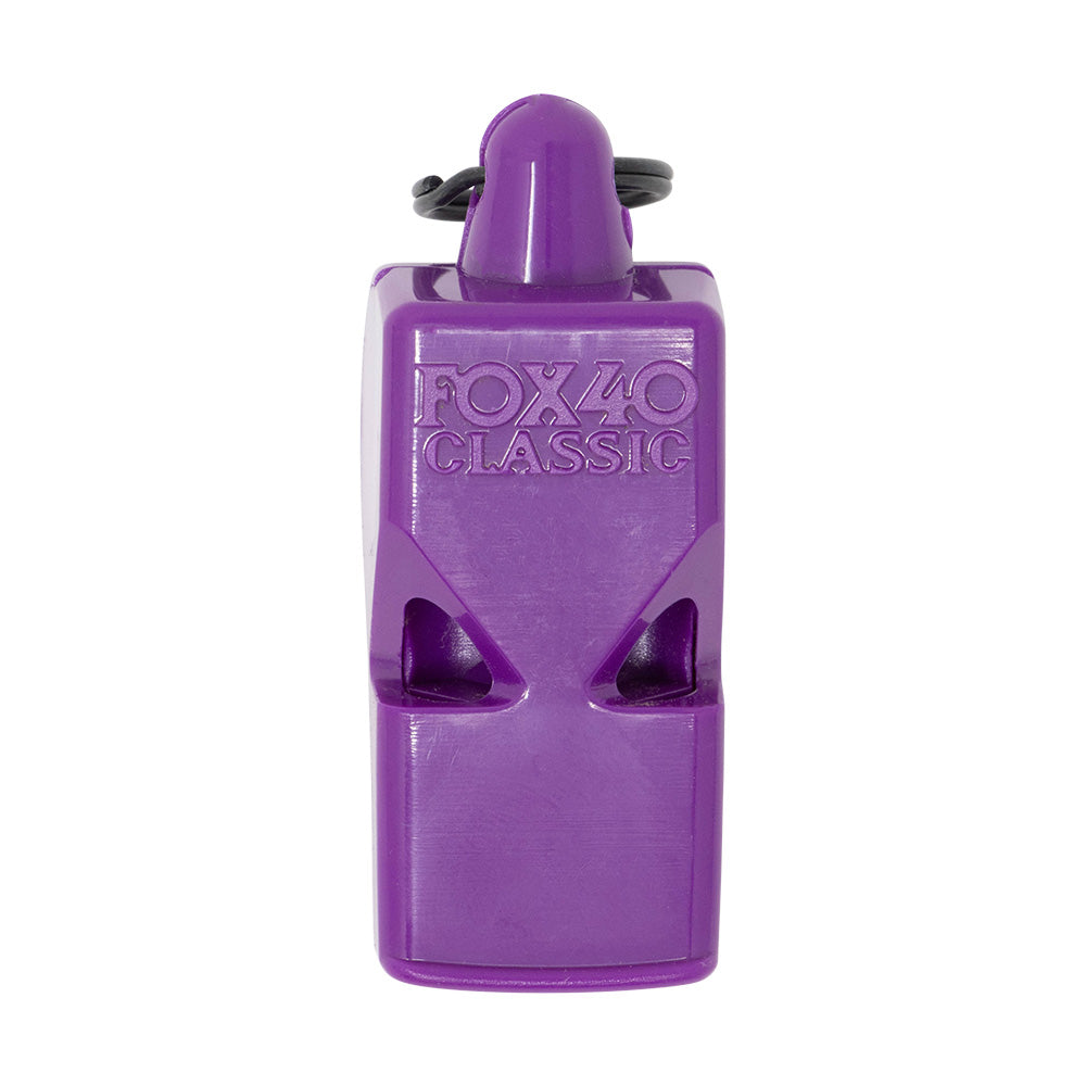 Purple fox 40 classic whistle - top view