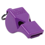 Purple whistle with 'FOX 40 Classic' branding on a white background