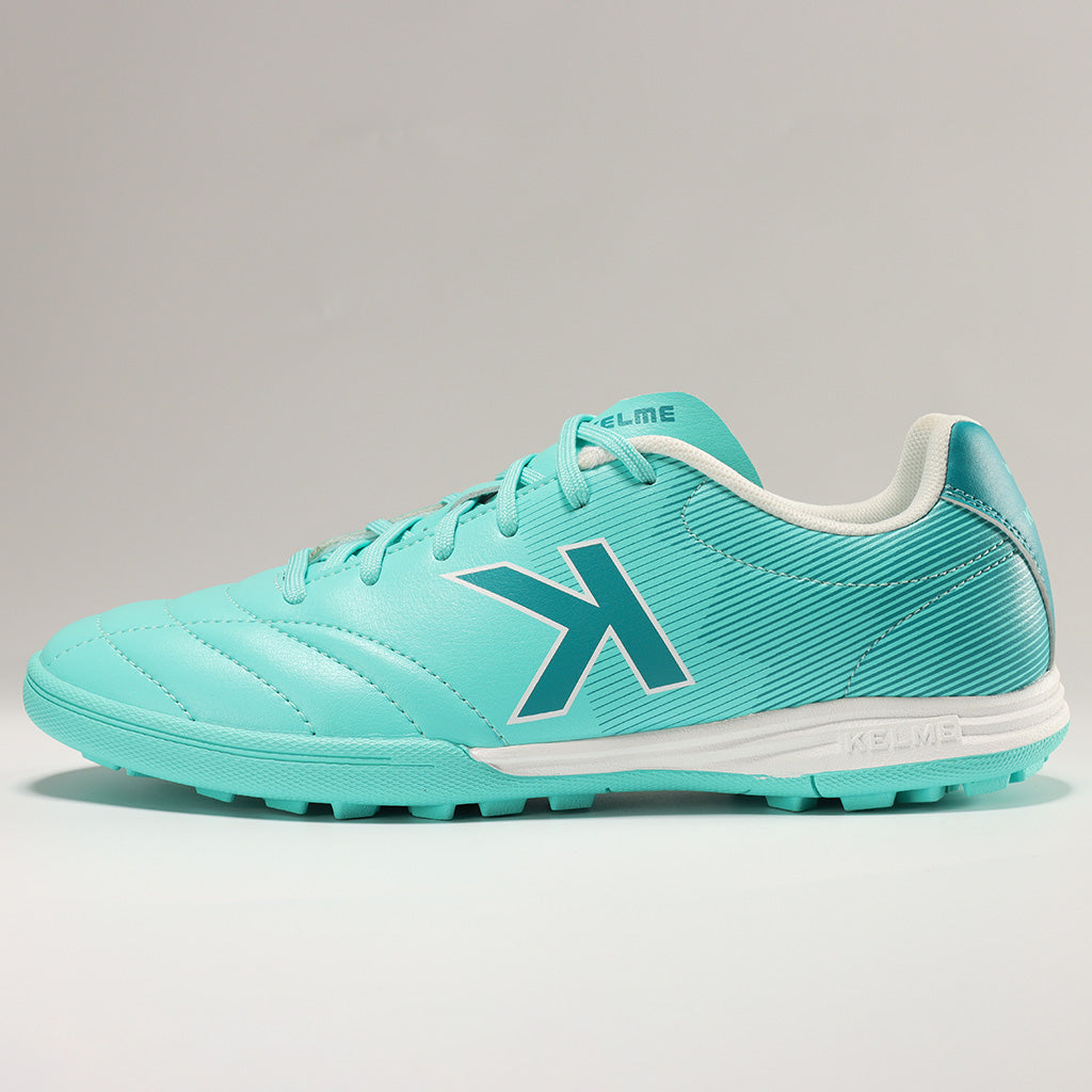 KELME Neo Sr Turf Boots for artificial surfaces - in mint colour, single shoe 
