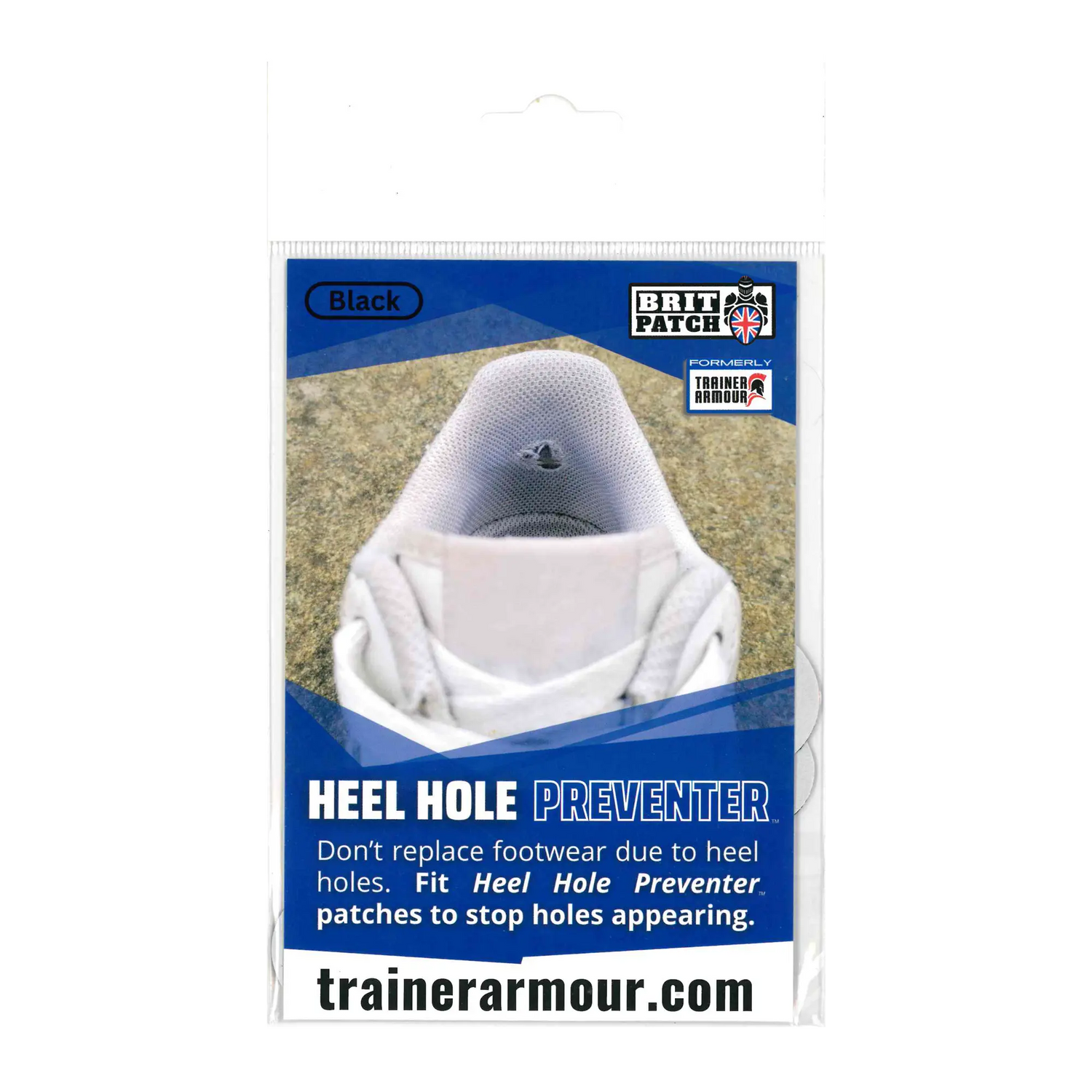 Heel Hole Preventer by Trainer Armour / Brit Patch