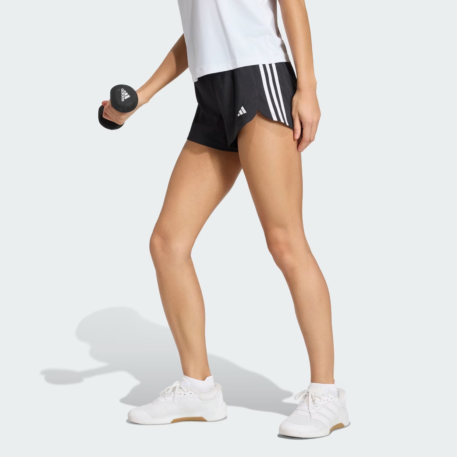 adidas Women's Pacer Training Woven High-Rise Shorts