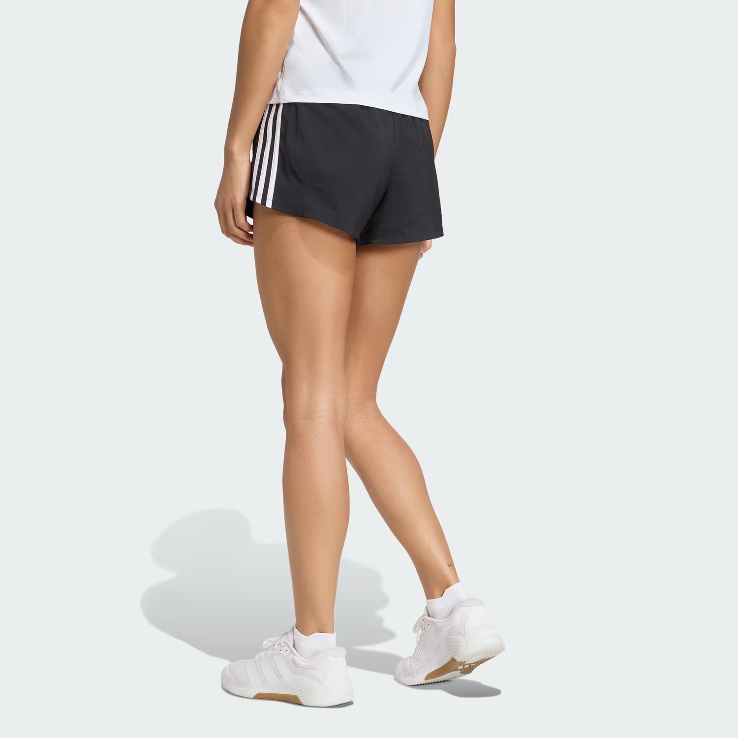 adidas Women's Pacer Training Woven High-Rise Shorts