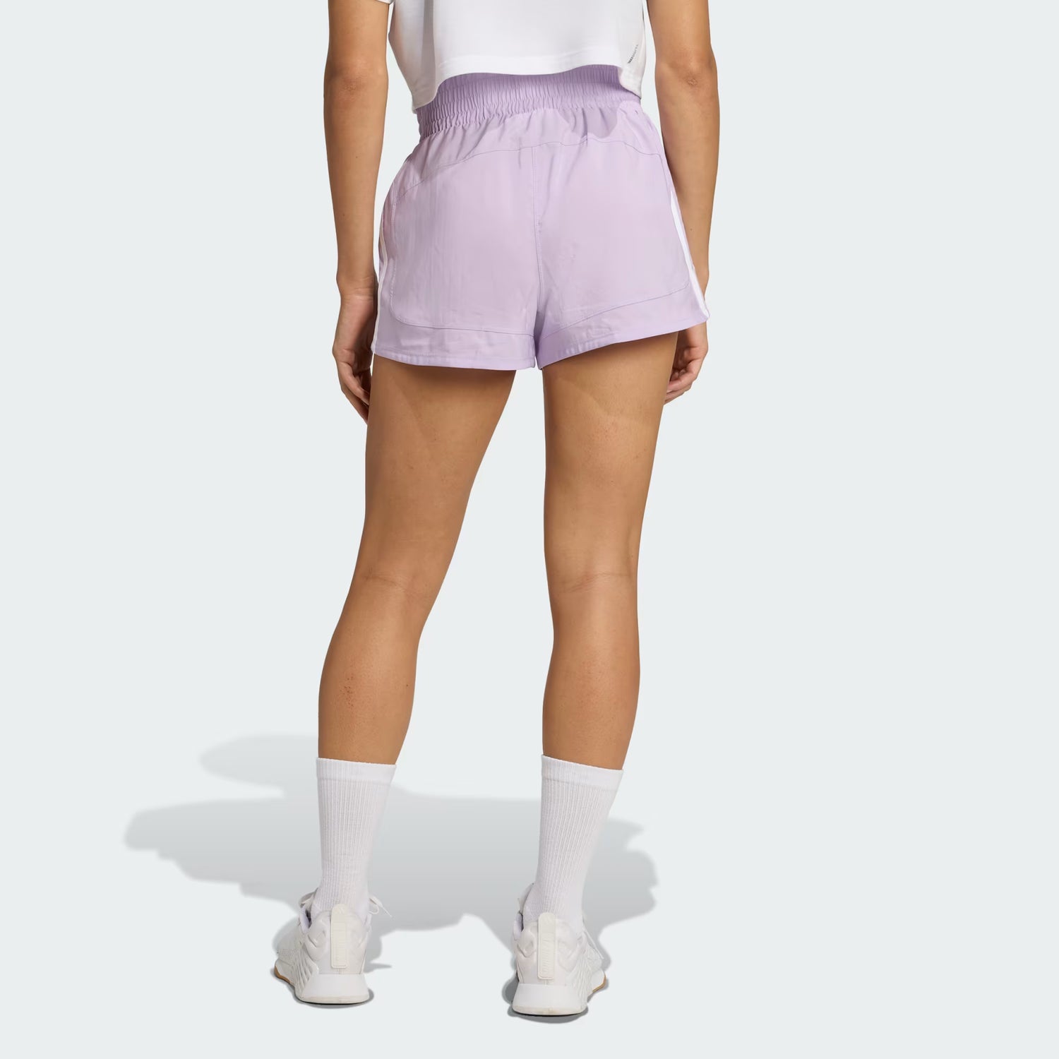 adidas Women's Pacer Training Woven High-Rise Shorts